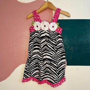 Rare, too zebra dress